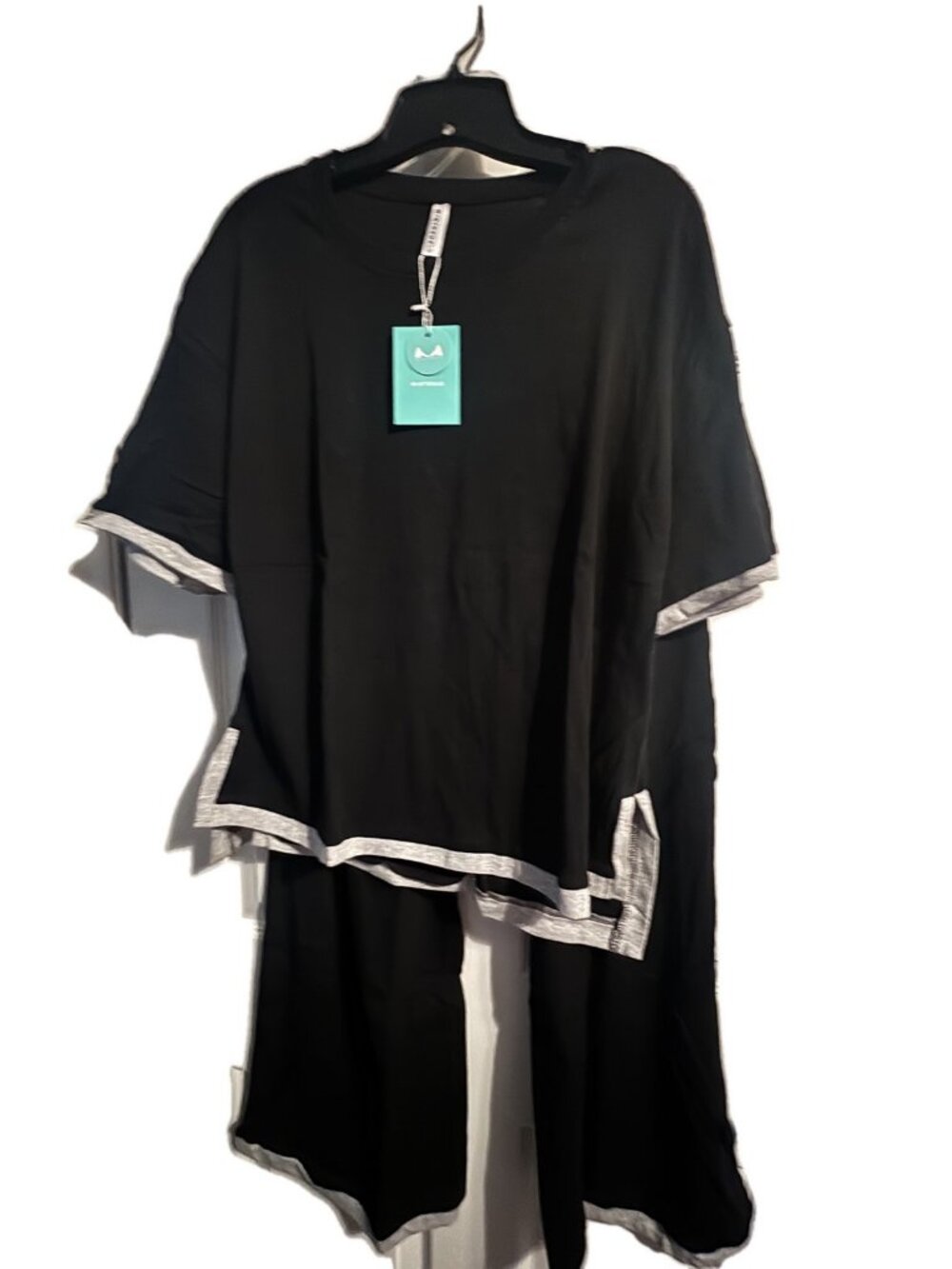 Mintreus Black Pajama Lounge Set L 2 Piece NWT